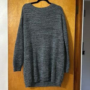 Altered state marbled knit sweater